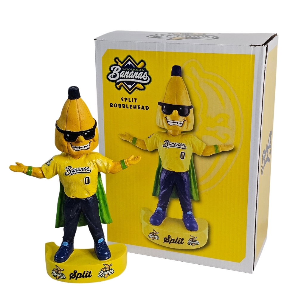 Savannah Bananas Split Bobblehead Limited Edition Baseball Mascot #56 of 2023